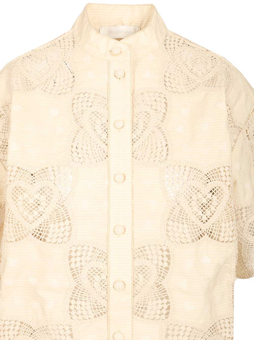 Zimmermann Wanderlust Shirt Shirts - Beige | 5e4fc84f25b4739808200fa9e1c8ebe184c171d3