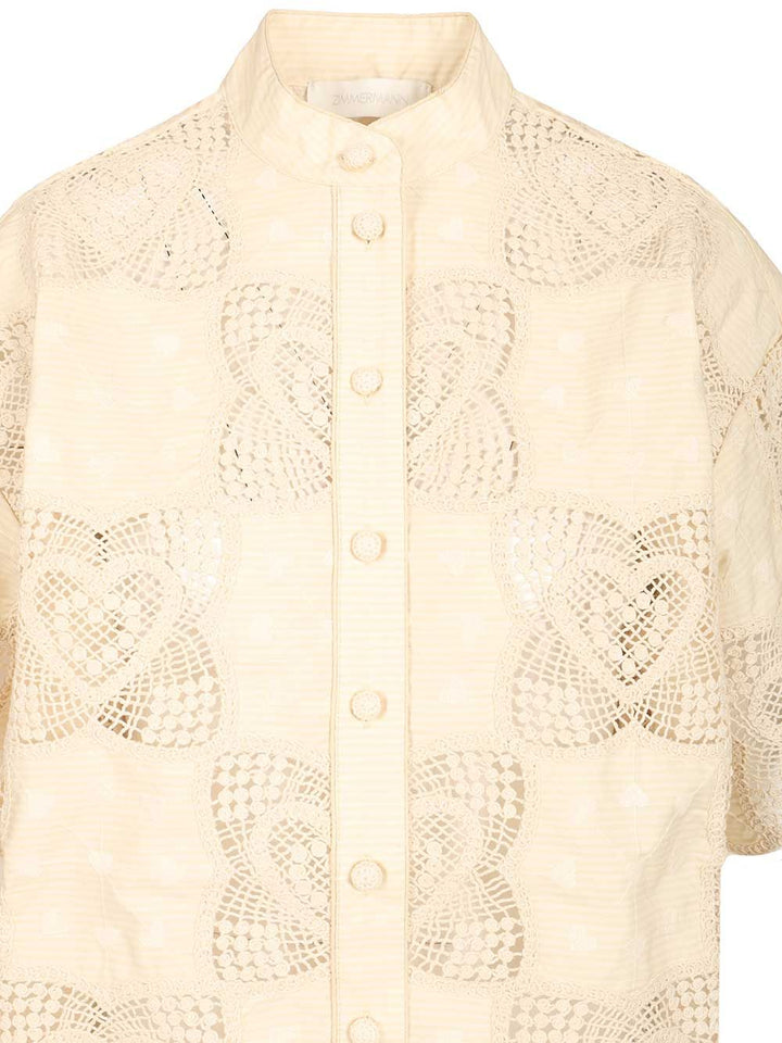 Zimmermann Wanderlust Shirt Shirts - Beige | 5e4fc84f25b4739808200fa9e1c8ebe184c171d3