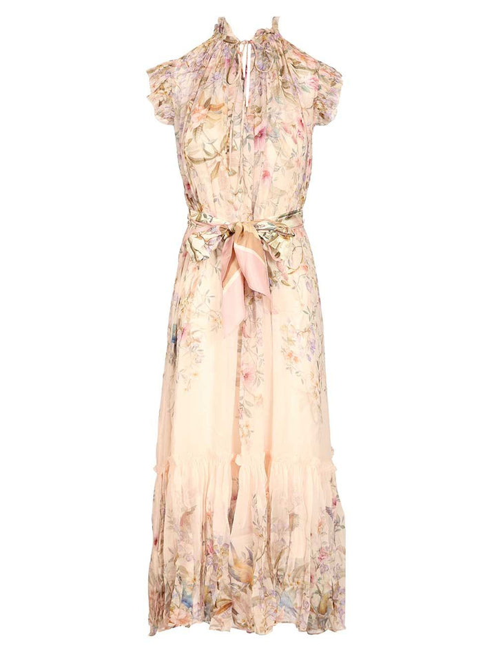 Zimmermann Rebellion Flowing Dress Abiti - Beige | ce681625da4f0dc0f40619cd57ac8df26e7d3243