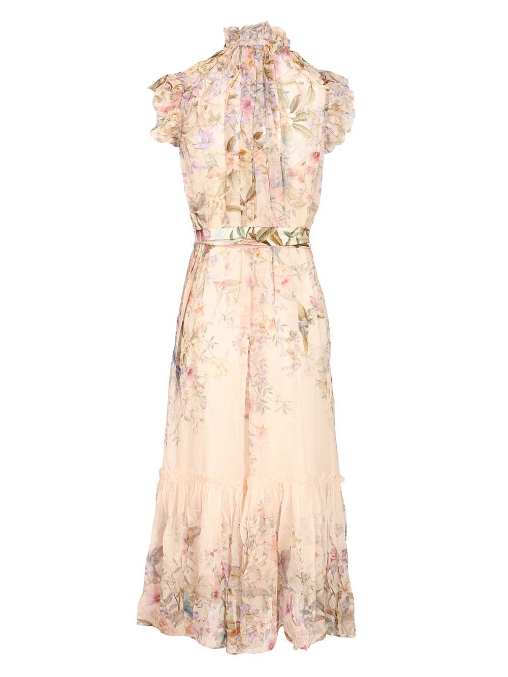 Zimmermann Rebellion Flowing Dress Abiti - Beige | b5ccec43222b3aa60034968484229f46b50ef848