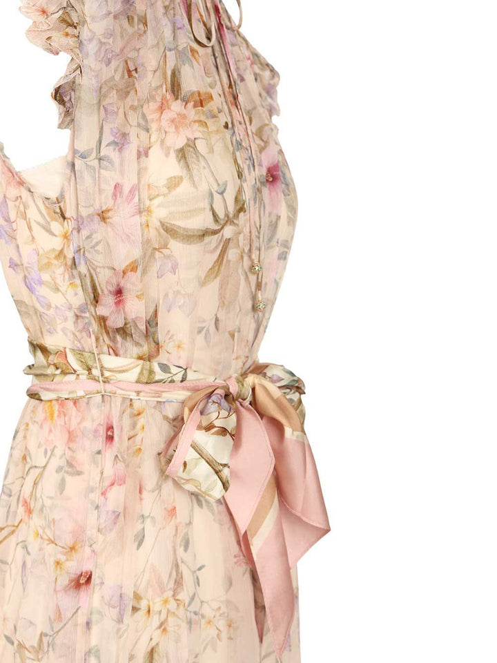 Zimmermann Rebellion Flowing Dress Abiti - Beige | 61875bf2ba1556fa0650974c6ab883a692b7811d