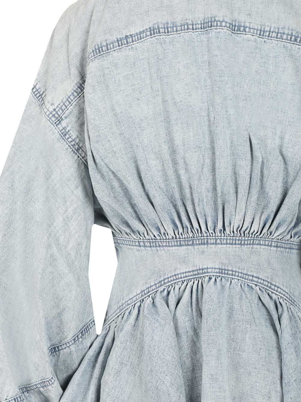 Zimmermann Rebellion Denim Wrap Mini Dress Abiti - Blu | bb3c95cfe835f1310634890167963a36307a4ac7