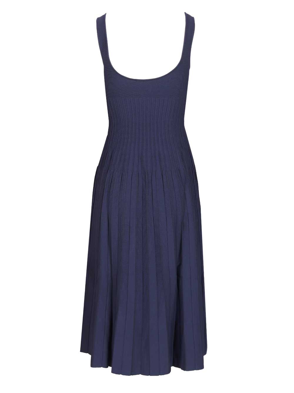 Staud Ellison Midi Dress Abiti - Blu | 2f379079a685b07ed66a4f09246bab31631c3cf4