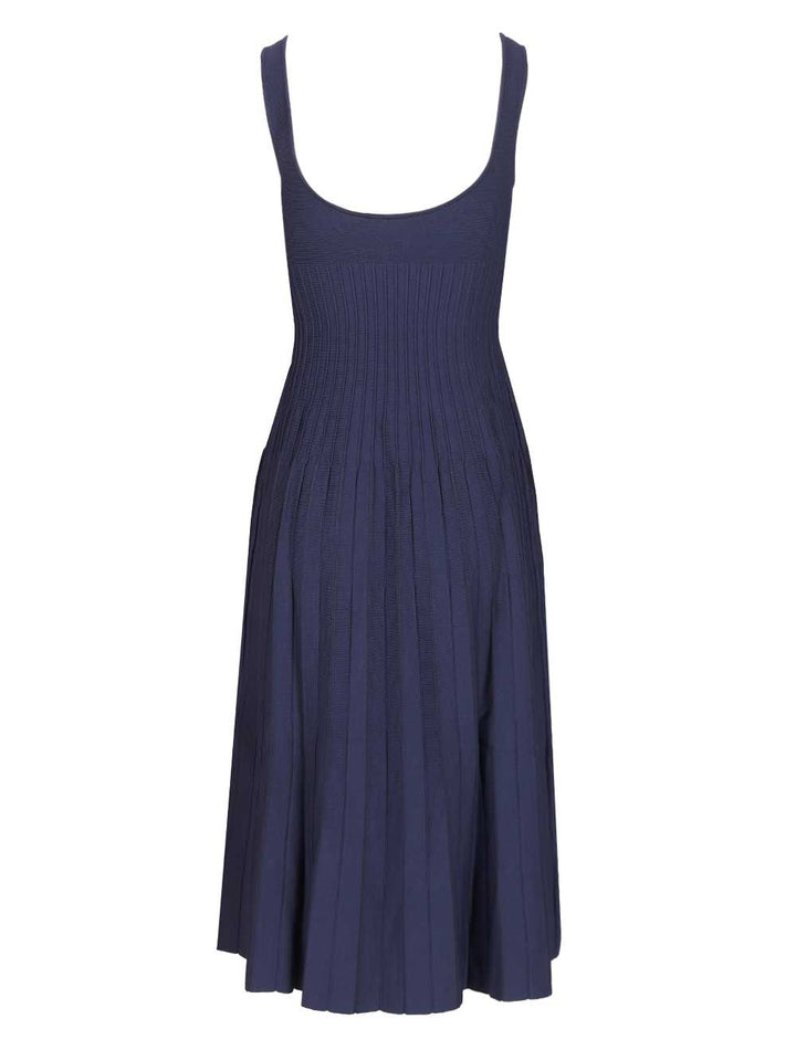 Staud Ellison Midi Dress Abiti - Blu | 2f379079a685b07ed66a4f09246bab31631c3cf4