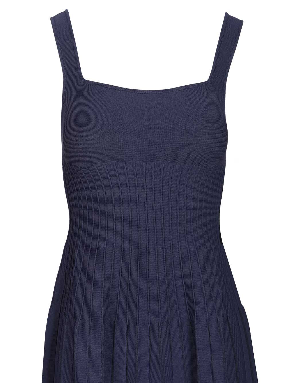 Staud Ellison Midi Dress Abiti - Blu | 54e18ad9ac30cf5b06b374b671ddf83654739603
