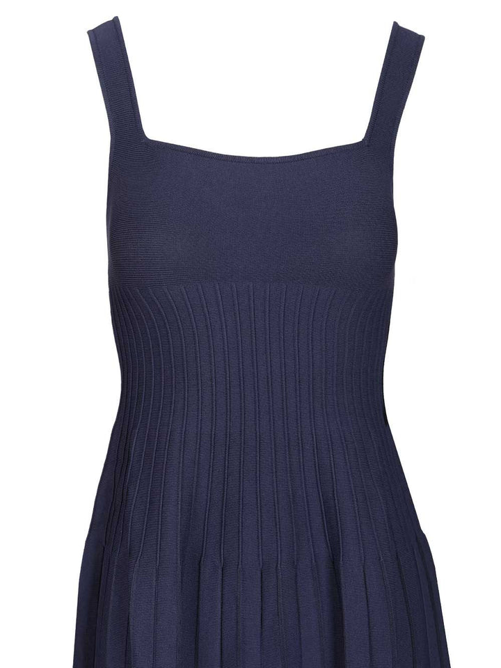 Staud Ellison Midi Dress Abiti - Blu | 54e18ad9ac30cf5b06b374b671ddf83654739603