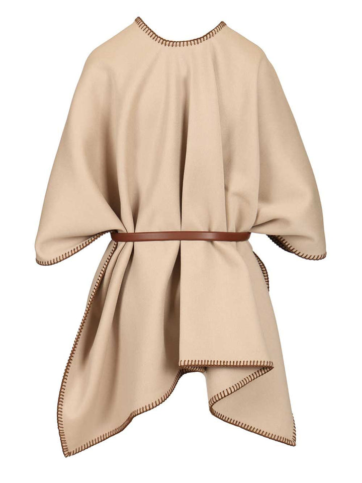 Max Mara Wool And Cashmere Cape Coats - Beige | 36b42828f6c3405fe1f7a76e96c7c2569e94a091