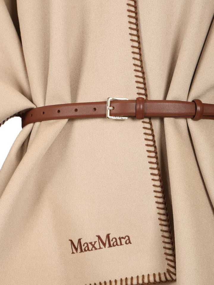 Max Mara Wool And Cashmere Cape Coats - Beige | 80aa02bb5ae8279f6d492626426d653f80088ca0