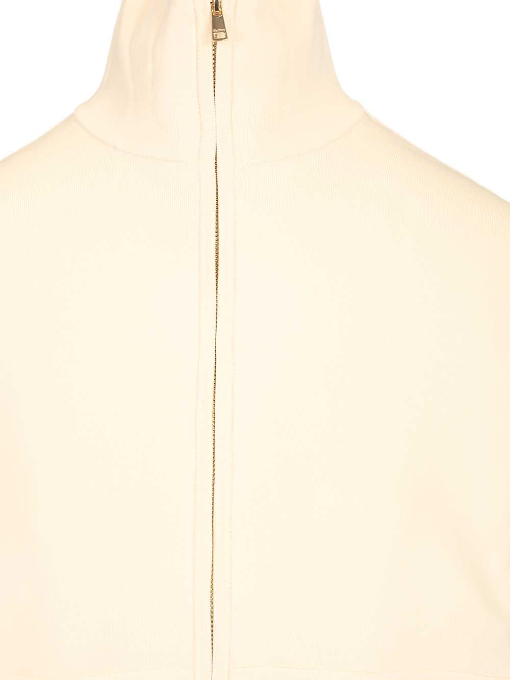 Max Mara Cardigan In Viscose Crepe Sweatshirts - Bianco | f132defe95b255ecff248ef6af3d8128c99ec9df