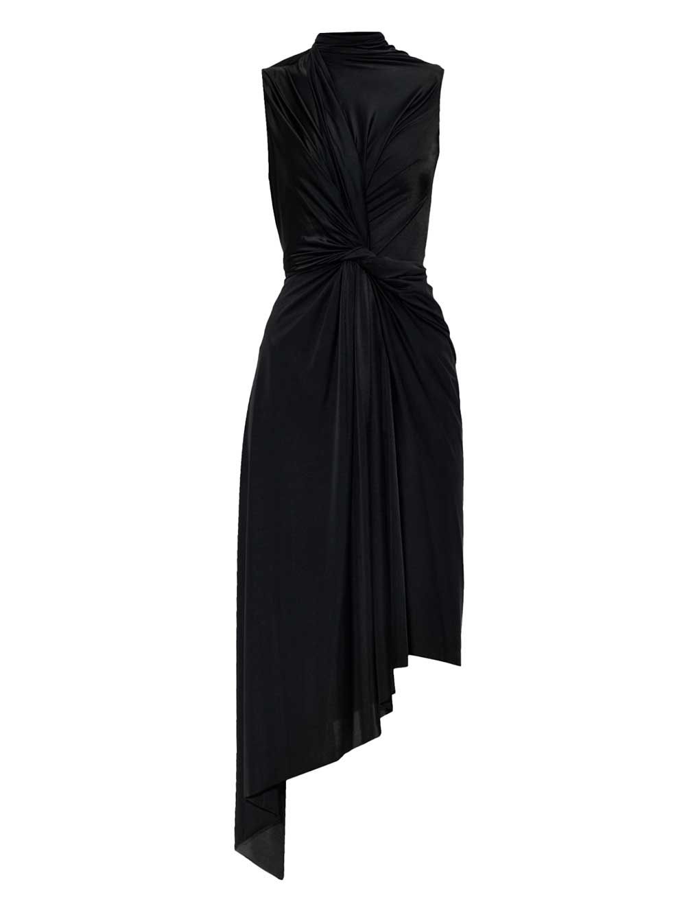 Balenciaga Asymmetrical Dress Abiti - Nero | ed9866c761d2da06be56c886df43a0df41968956