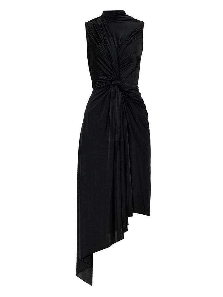 Balenciaga Asymmetrical Dress Abiti - Nero | ed9866c761d2da06be56c886df43a0df41968956