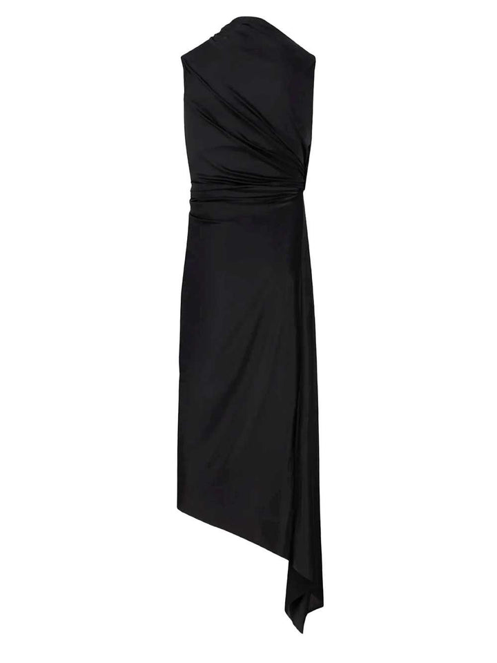 Balenciaga Asymmetrical Dress Abiti - Nero | d93e39fb7b44333cc32758a82c916fc447b509cd