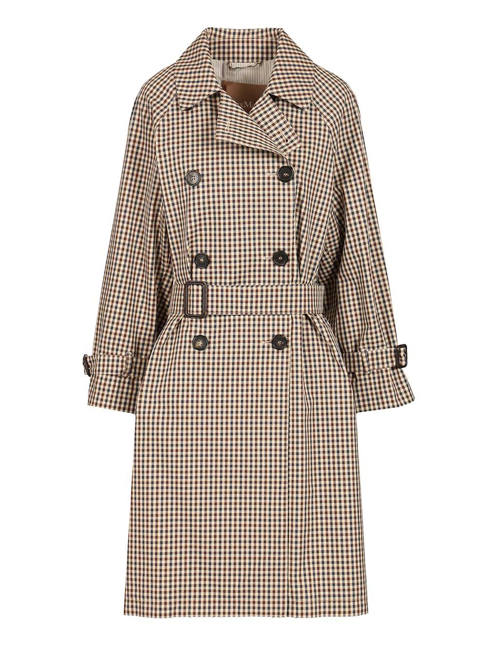 Max Mara The Cube Water-Repellent Twill Trench Coat Coats - Marrone | 2d896b3bfc044b5579bc603707e508973e7201e6