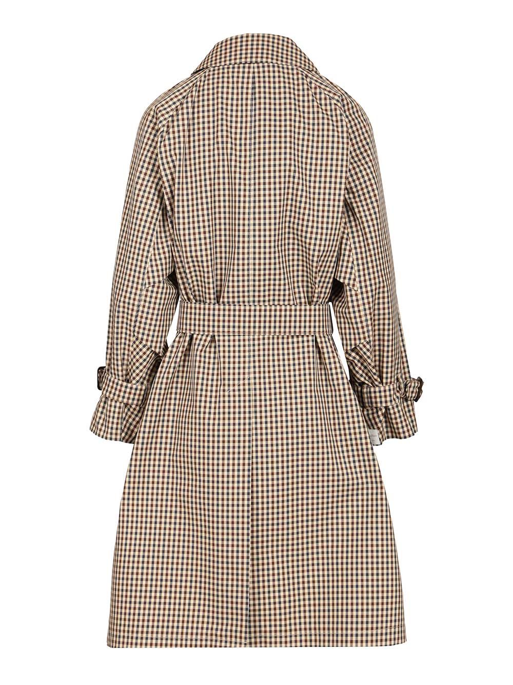 Max Mara The Cube Water-Repellent Twill Trench Coat Coats - Marrone | 2d83b725beed0e694f400b10650838cf93213640