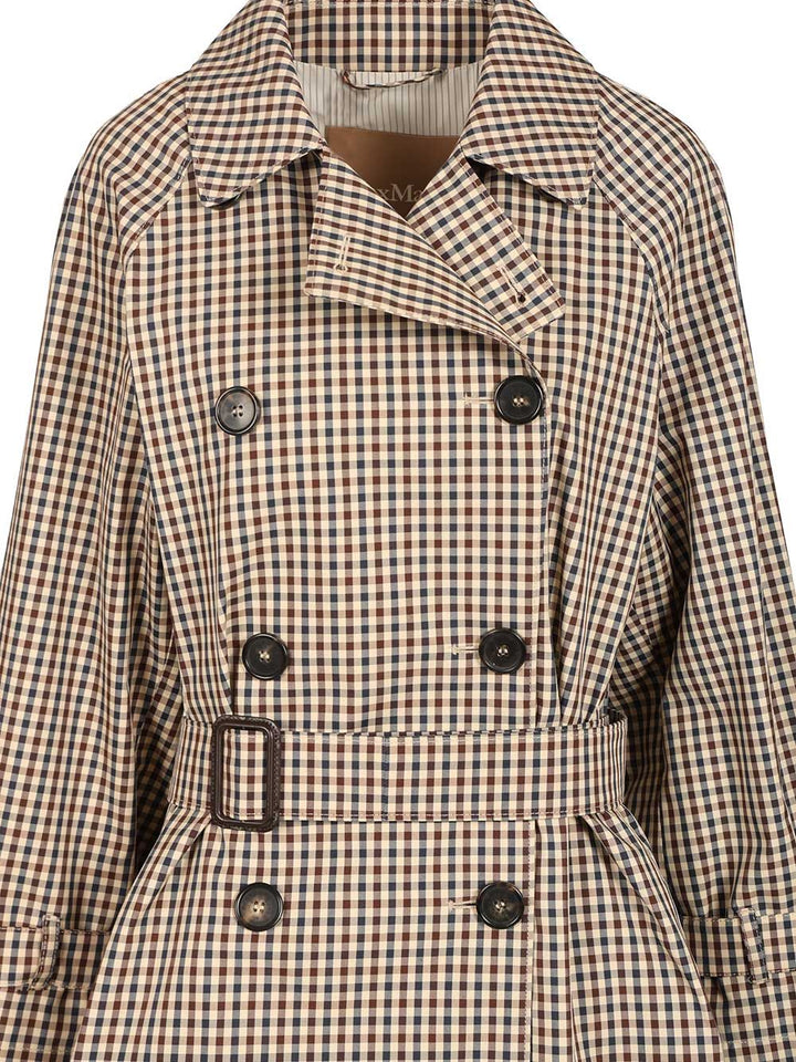 Max Mara The Cube Water-Repellent Twill Trench Coat Coats - Marrone | c7873fcdbeae2b41bd3a98aa8cbfd554726ac9d8