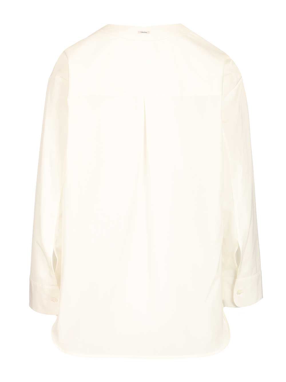 'S Max Mara Chicca Shirt Shirts - Bianco | 16b34c39c7819bfb678a8a23ab38c0eed57f7a1c
