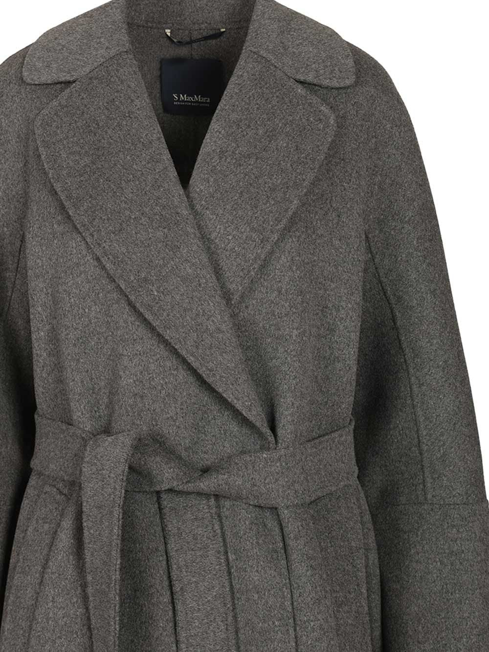 'S Max Mara Dressing Gown Coat Coats - Grey | 563dca6dc2ca621f783120b5581911b7187f5d9e