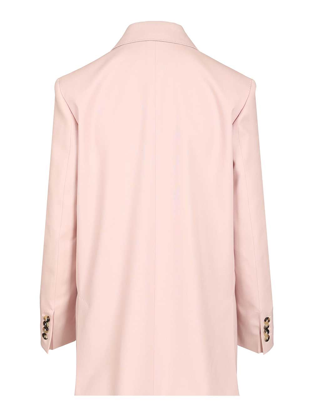 Max Mara Ombrosa Double-Breasted Blazer In Wool, Mohair And Silk Blend Giacche - Rose | 9ae6291ea9304e5cc75433f0153b0e4aa44a2ada