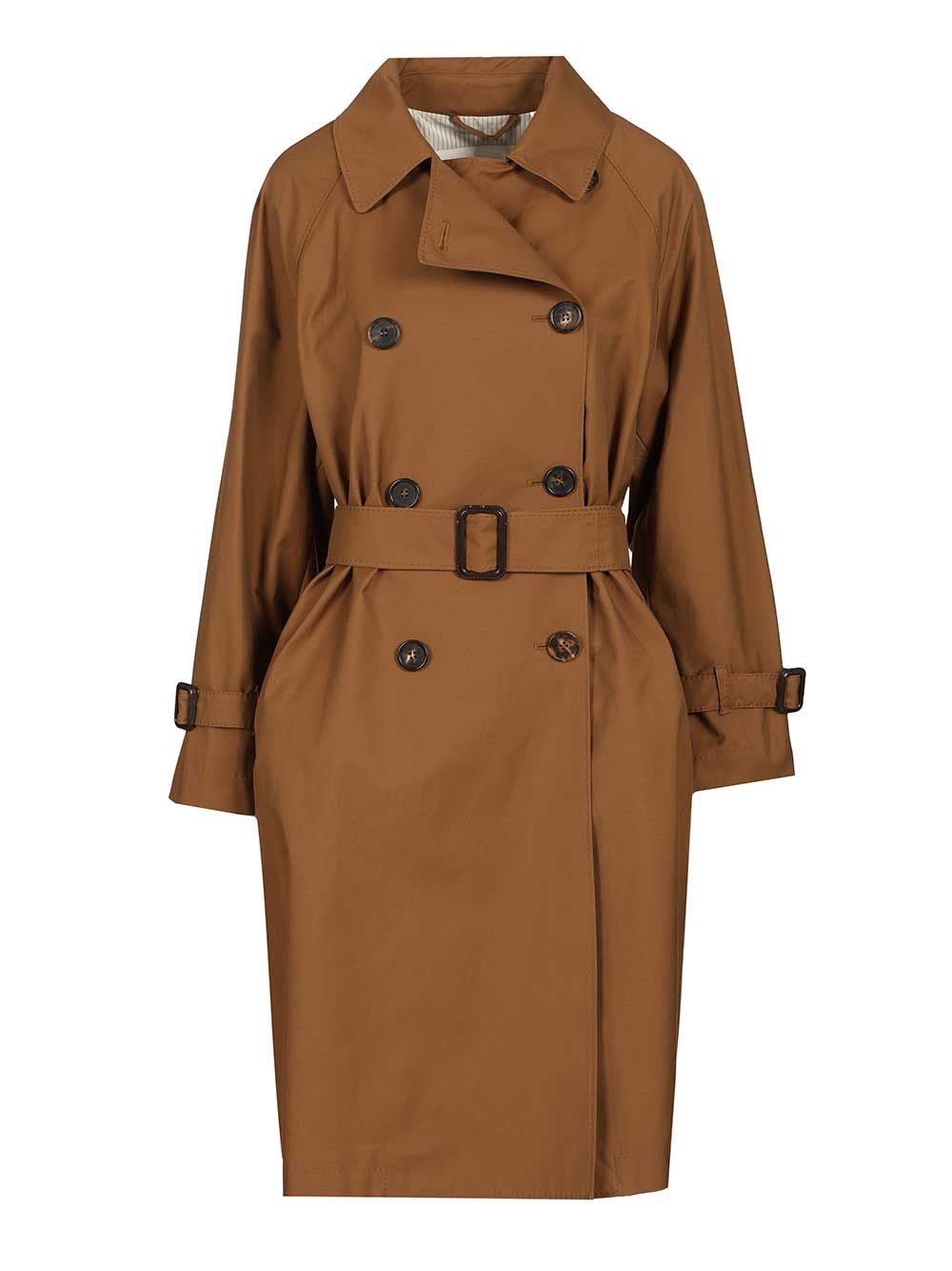 Max Mara The Cube Citrench  Trench Coats - Marrone | 81e1407bbbbc1910e257d14c5a51bd9fae50bbd0