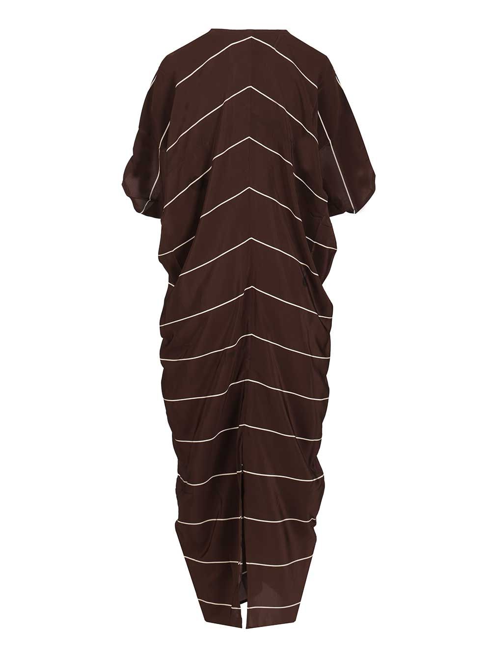 Bondi Born Orta Silk Caftan Dress Swimwear - Marrone | fcde8fe9817da35b5561f0ab8742ccf0265d852e