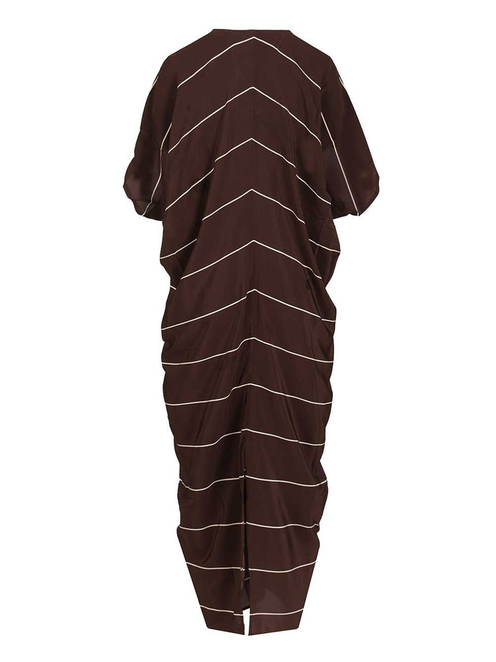 Bondi Born Orta Silk Caftan Dress Swimwear - Marrone | fcde8fe9817da35b5561f0ab8742ccf0265d852e
