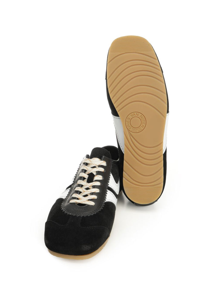Dries Van Noten Suede Sneakers - Nero | 55303cbdd36a90556ff164e99caf651cc58b5e52