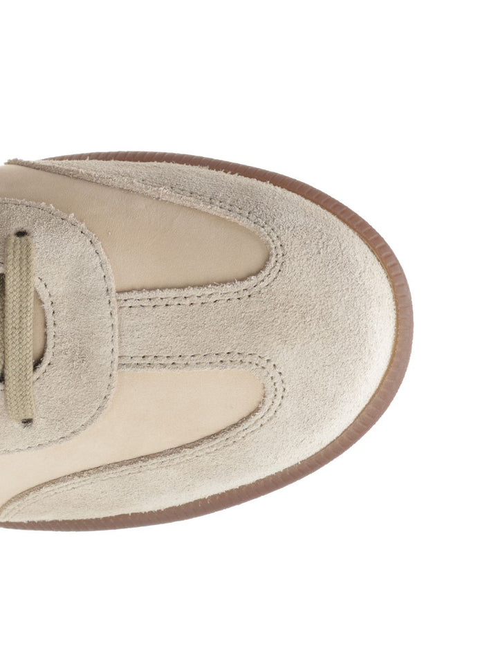 Tod'S Tabs Suede And Nubuck Sneakers - Beige | bbbf1f4f4a38ab0a9a7cf311d97681b8922de6b3