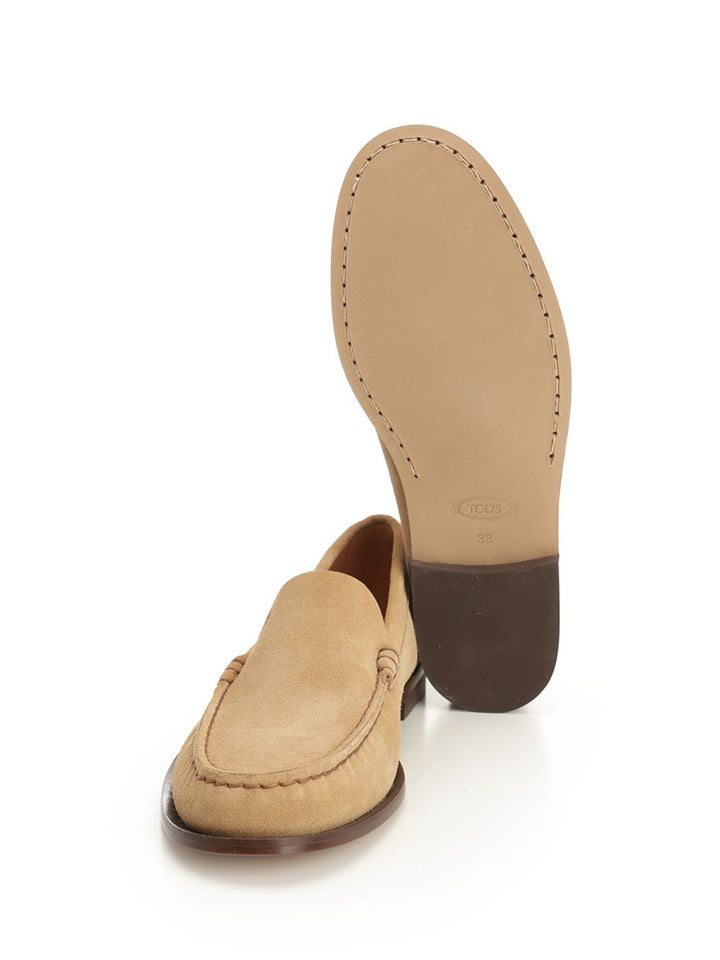 Tod'S Metal Dots Mocassin Scarpe basse - Beige | 9901f72f048493a8b4fc5d7294c96e2855c1bf46