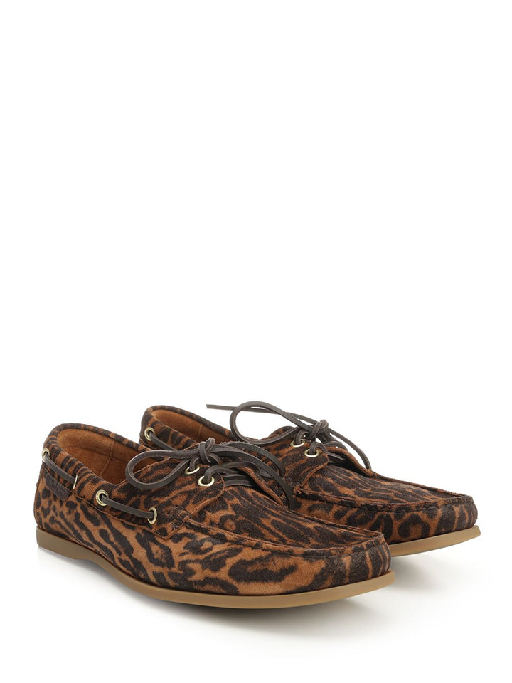 Tom Ford Suede Boat Shoes Scarpe basse - Animalier | 334a11bf9f185310d1b90b7555c41aec4bb91ad5