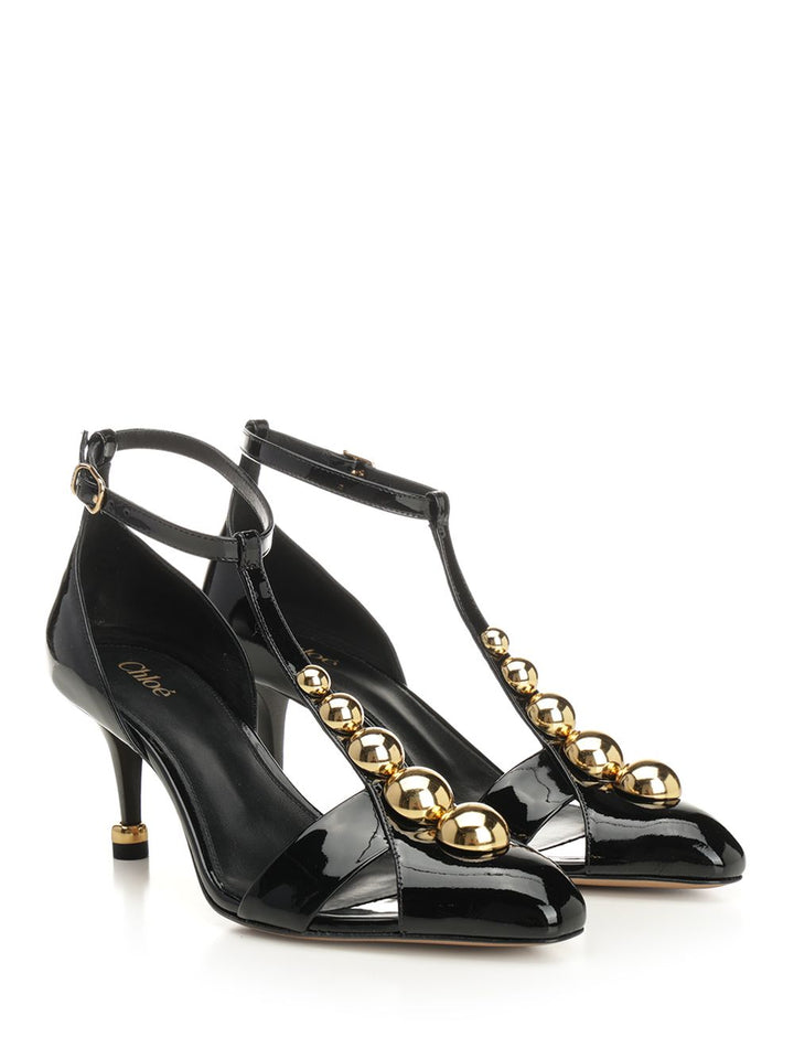 Chloe' Cleia Heeled Sandal Sandali - Nero | e900b70caeeac68ac214d525fb34243f527a5e0a