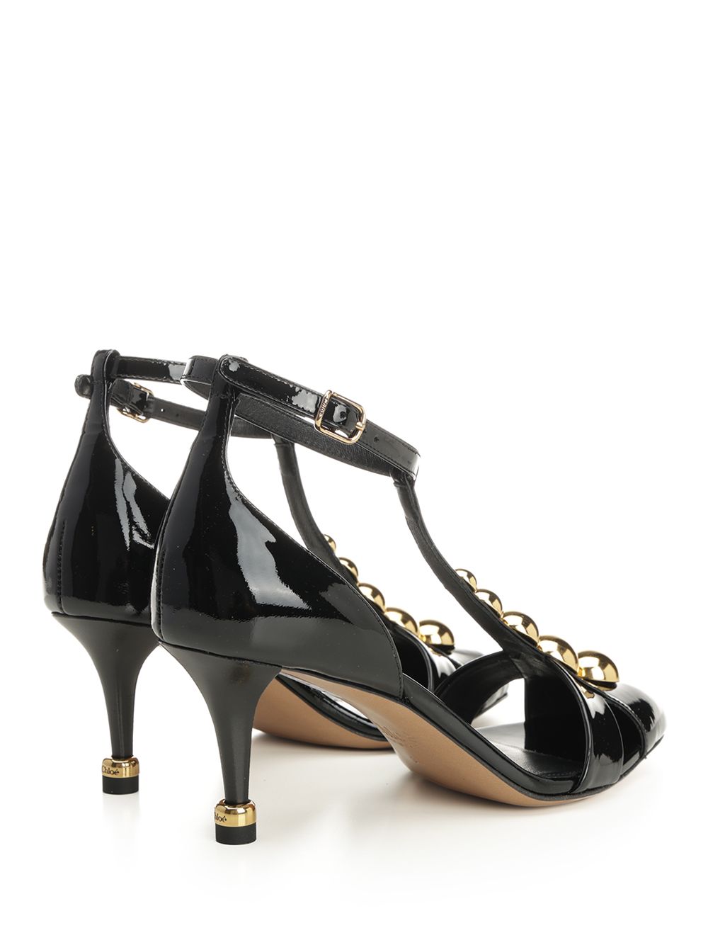 Chloe' Cleia Heeled Sandal Sandali - Nero | 97bc83431fbe4ae57ad9b3044bf3a7d740344ce2