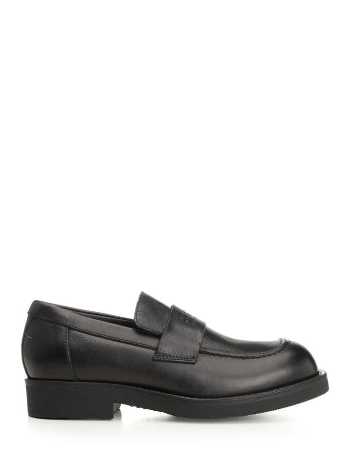Mm6 Maison Margiela Moccasin With Visible Stitching Scarpe basse - Nero | a6dd1945023537930b24bb6dfe2cd249e92b3057