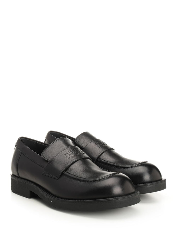 Mm6 Maison Margiela Moccasin With Visible Stitching Scarpe basse - Nero | 659d19e561223ae6363c2972d4a7c167881b2ded