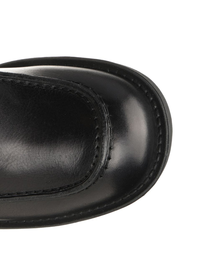 Mm6 Maison Margiela Moccasin With Visible Stitching Scarpe basse - Nero | 41b8f254118d9d10860831da7234672859b0cc2e