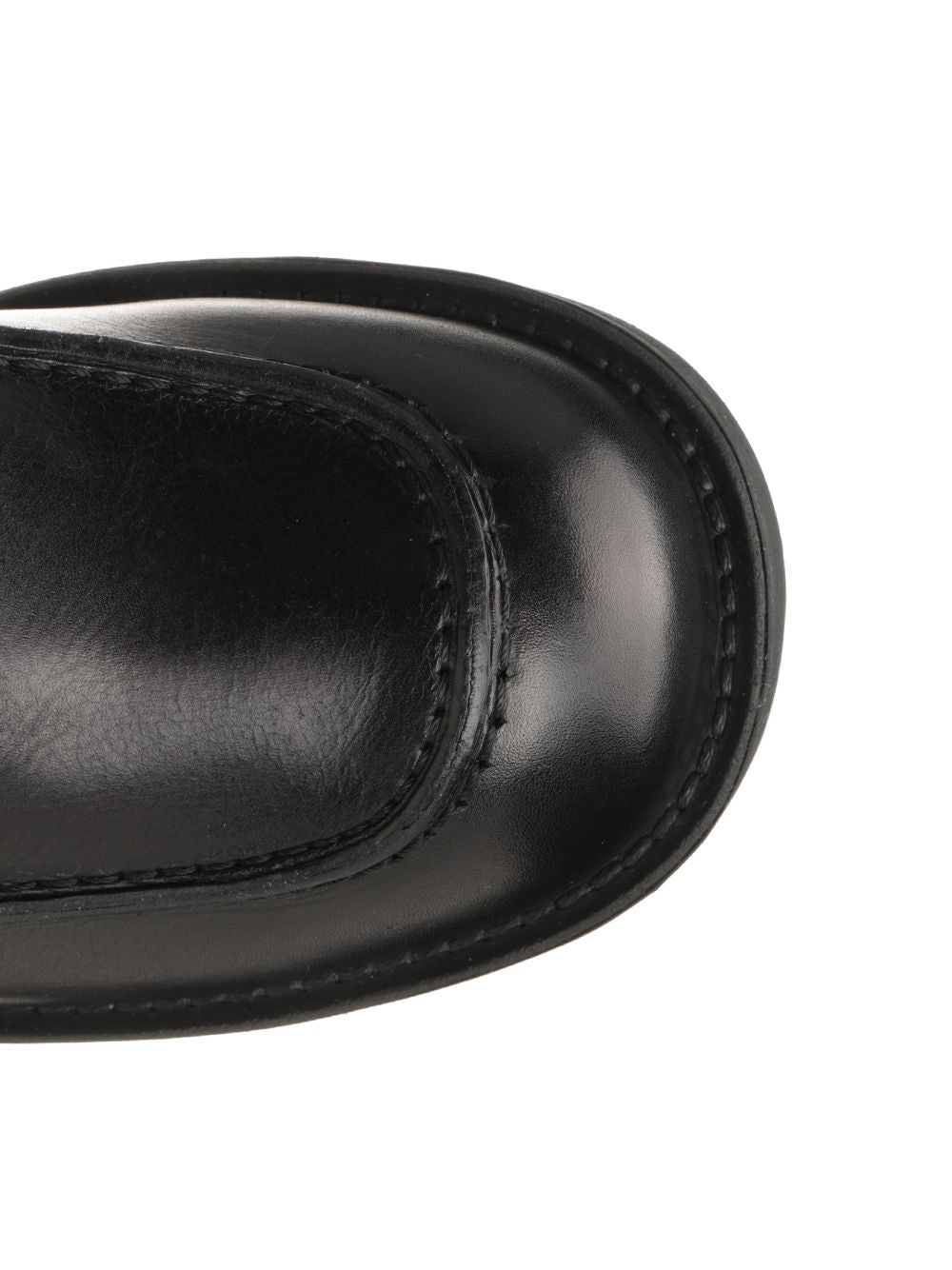 Mm6 Maison Margiela Moccasin With Visible Stitching Scarpe basse - Nero | 41b8f254118d9d10860831da7234672859b0cc2e
