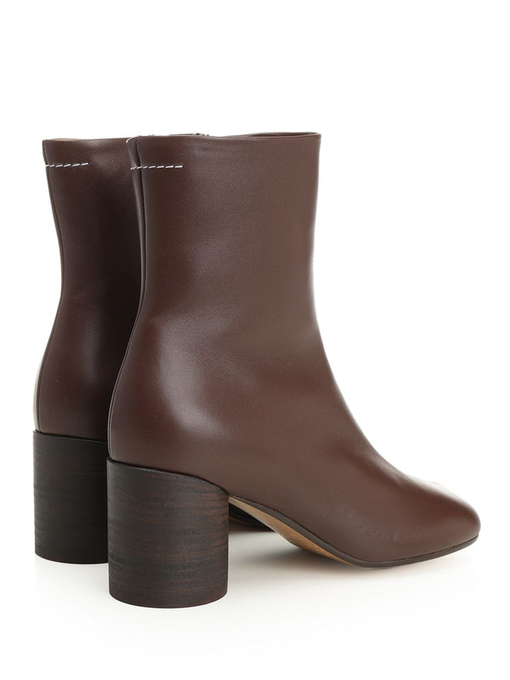 Mm6 Maison Margiela Anatomical Ankle Boots - Marrone | a3879fabab3b6b146550aa94df43000c0b1abcd7
