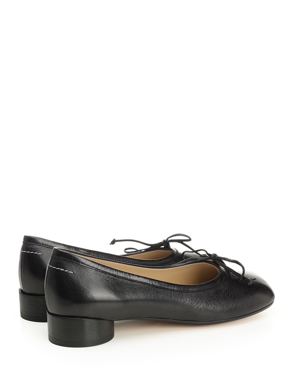 Mm6 Maison Margiela Anatomical Ballerinas Scarpe basse - Nero | 4b54bf7852804af951b9146011d359b82eef3990