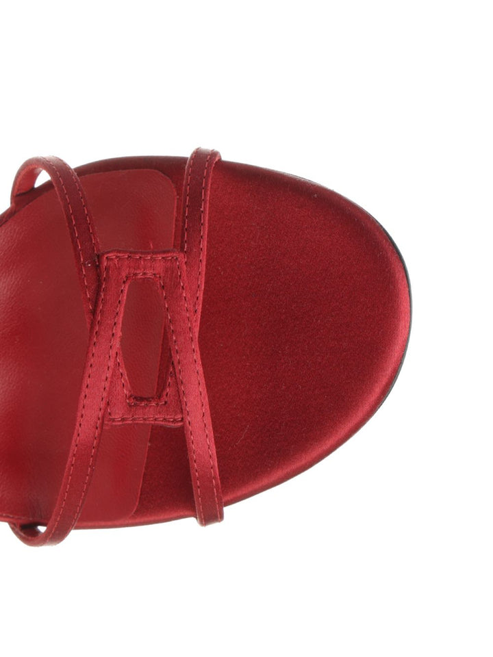 Jimmy Choo Leo 100 Sandali - Rosso | 53145805bbb02ee1a2a98c92fe54198f7367e77e