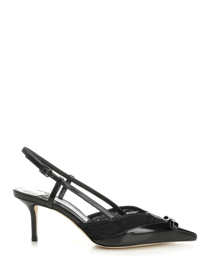 Jimmy Choo Afia Mesh Décolleté 65 Decollete - Nero | 1b59d19521c01e95159a8b5011b2b0f1a538f742