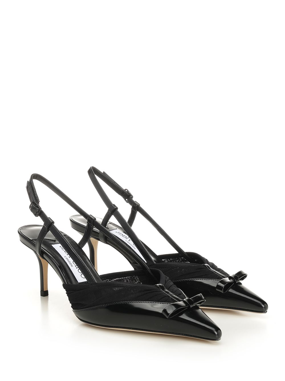 Jimmy Choo Afia Mesh Décolleté 65 Decollete - Nero | 8f6c28aa9be7eb7a13a3d5a22740d5a8a392903c