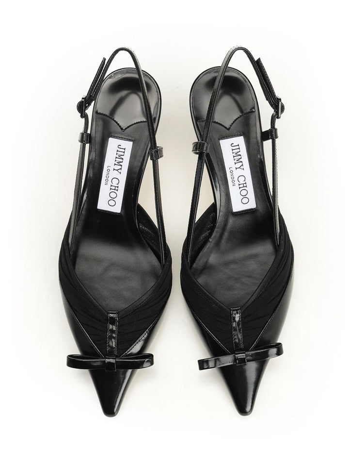 Jimmy Choo Afia Mesh Décolleté 65 Decollete - Nero | a3c3df10c6f17dfa82367297bffa3096426657d9