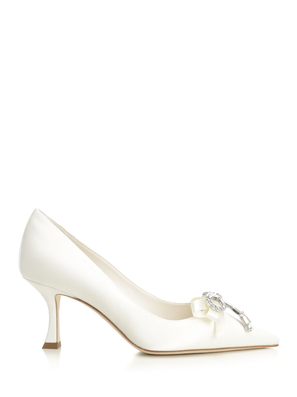 Jimmy Choo Auria 70 Décolleté Decollete - Bianco | 728f2fd50ce536810eda0ec7db9a49b677be7be5