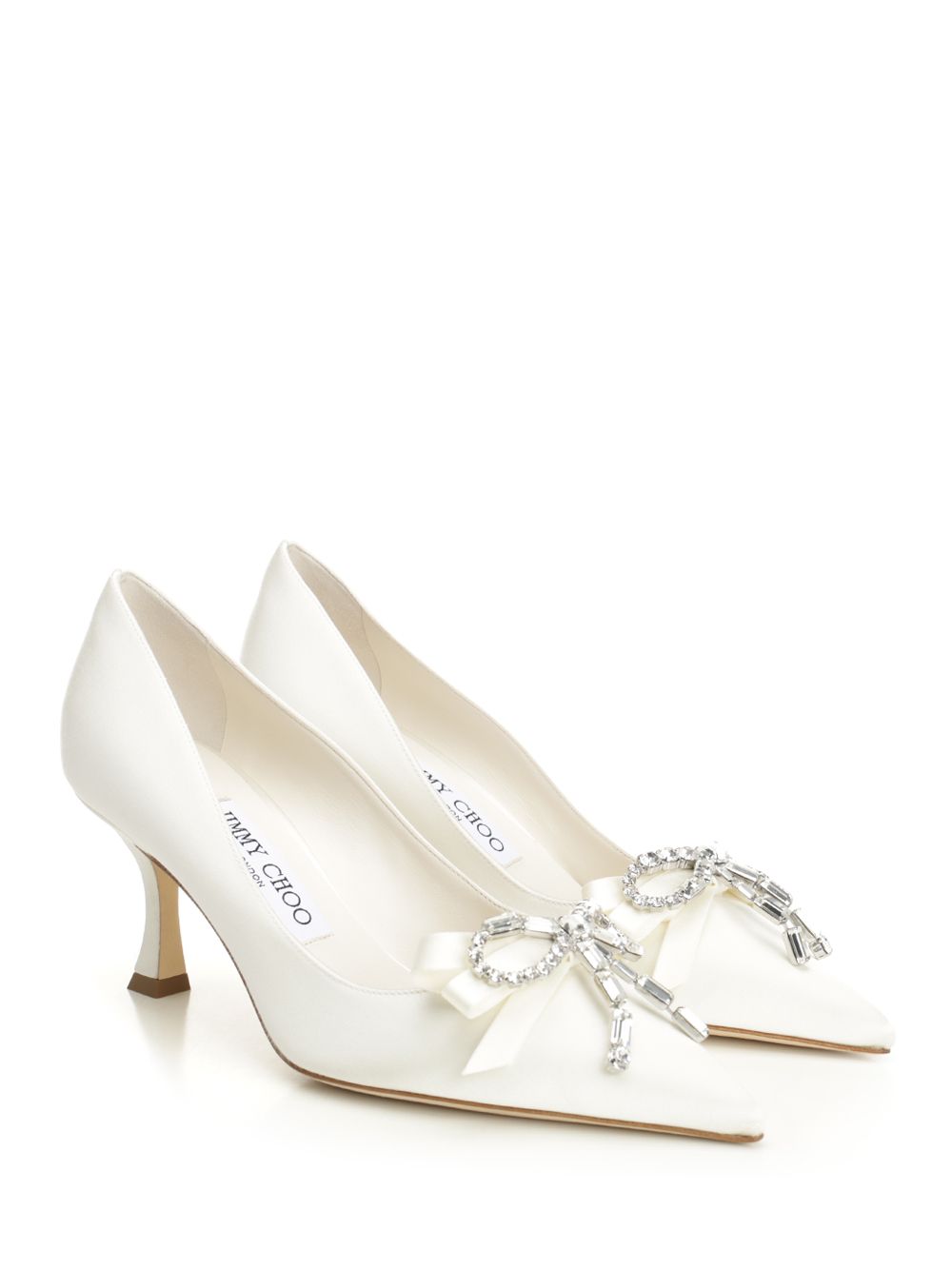 Jimmy Choo Auria 70 Décolleté Decollete - Bianco | 631efa888e4dce64bbb7789a1391a9e8d4bec299