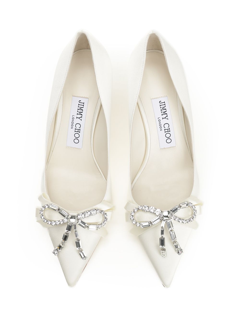 Jimmy Choo Auria 70 Décolleté Decollete - Bianco | 94e63c1c8ba982c4ef8ccbb02358d89aef7722d3