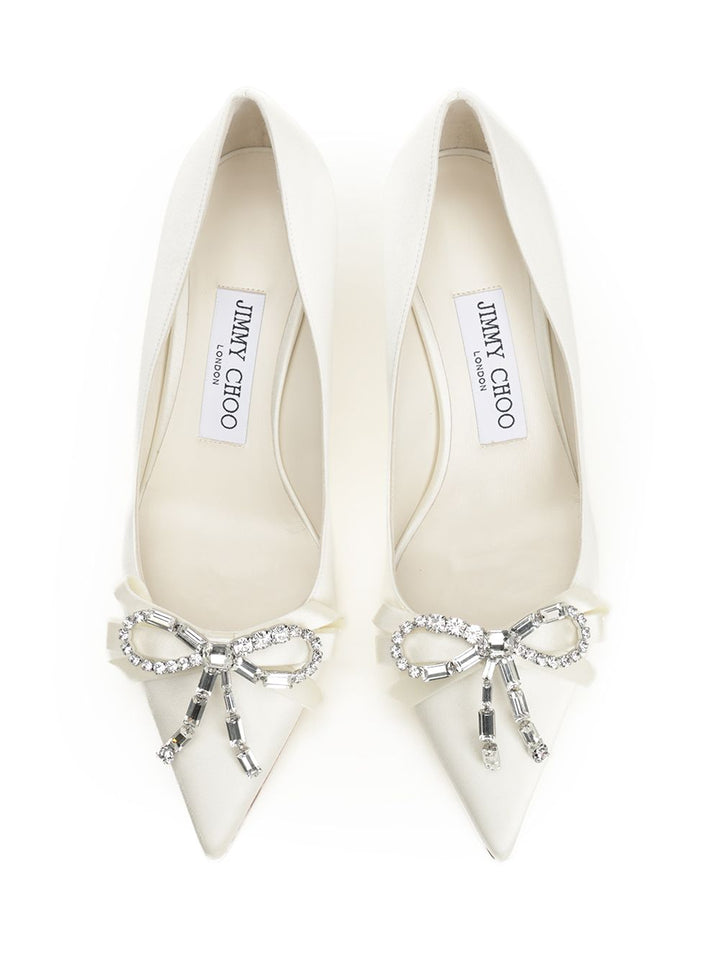 Jimmy Choo Auria 70 Décolleté Decollete - Bianco | 94e63c1c8ba982c4ef8ccbb02358d89aef7722d3