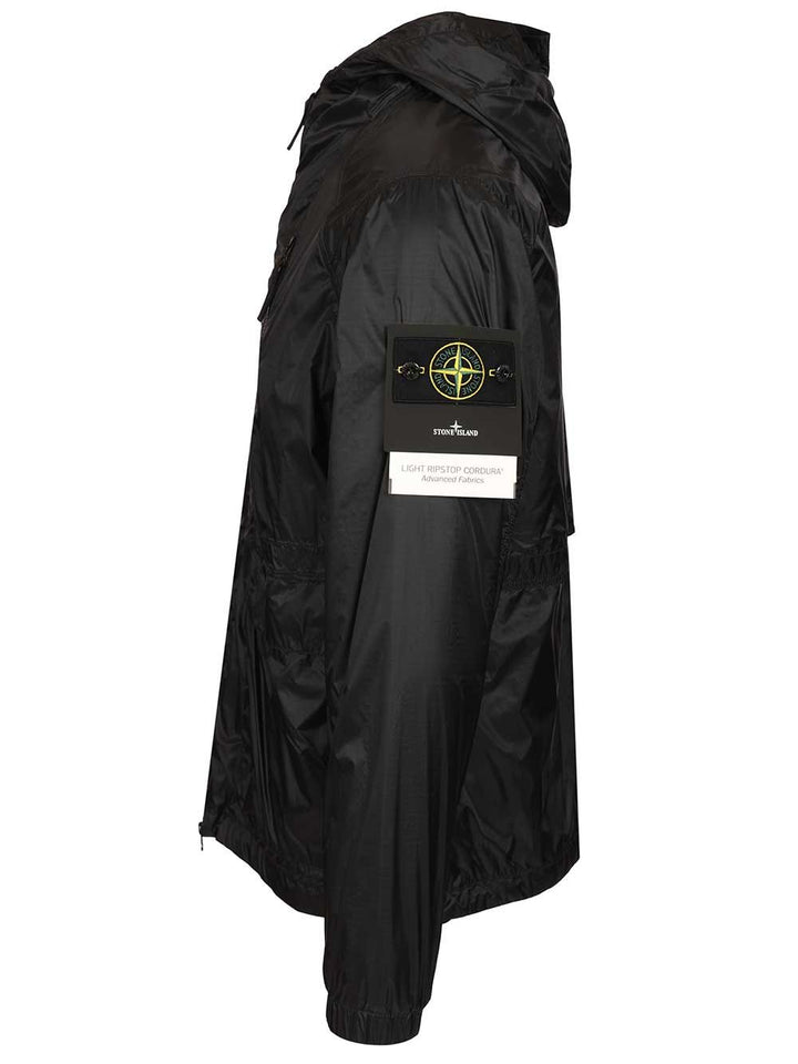 Stone Island Ripstop Nylon Hooded Jacket Giacche - Blu | 1a1d7bc40a746dcb67209452ef1ac2d28ef4dfe9
