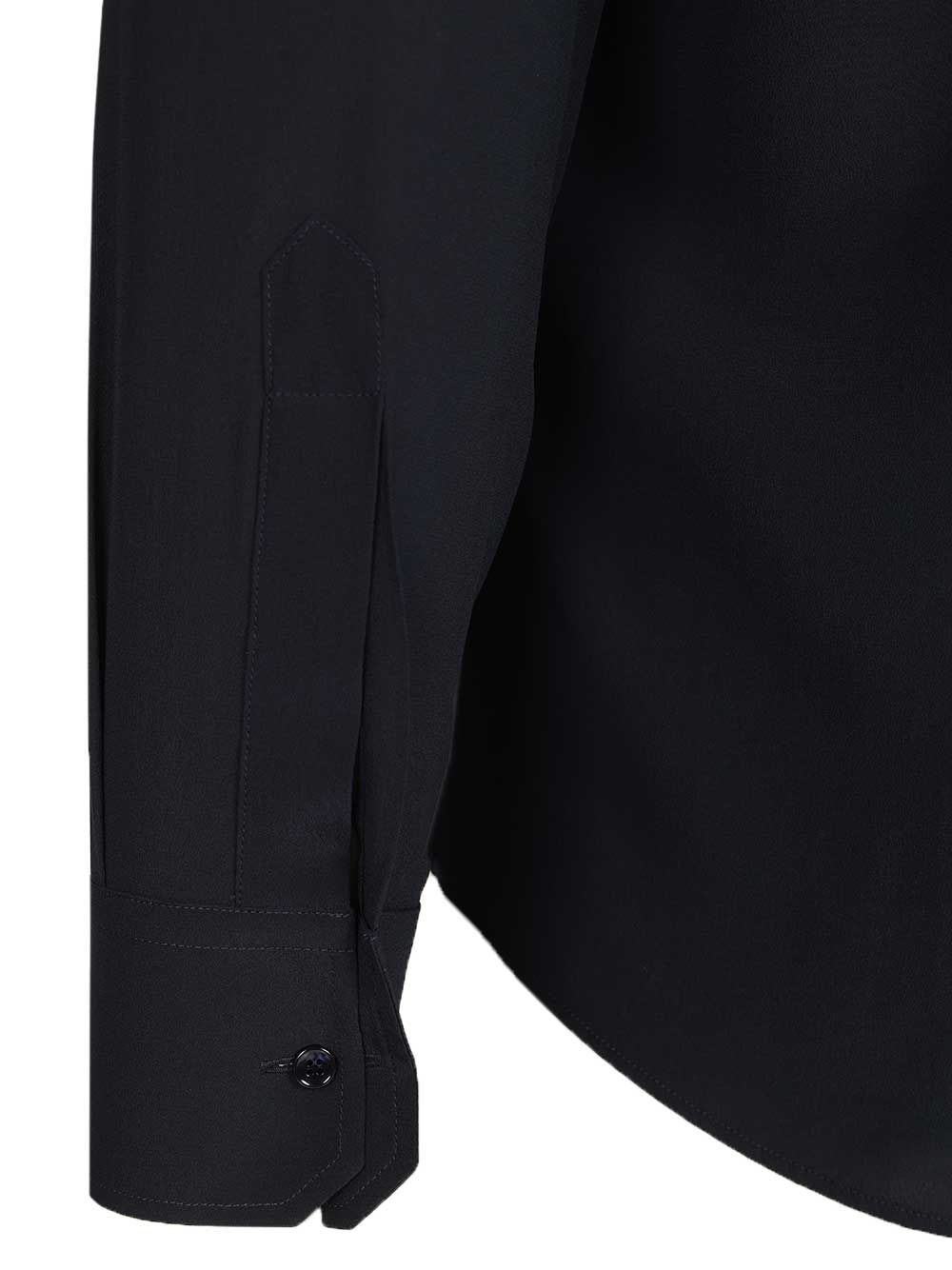 Dolce & Gabbana Formal Shirt In Silk Crepe De Chine Shirts - Blu | 1764e835ad4ba374af3684ac6af9122ab2e9eb31