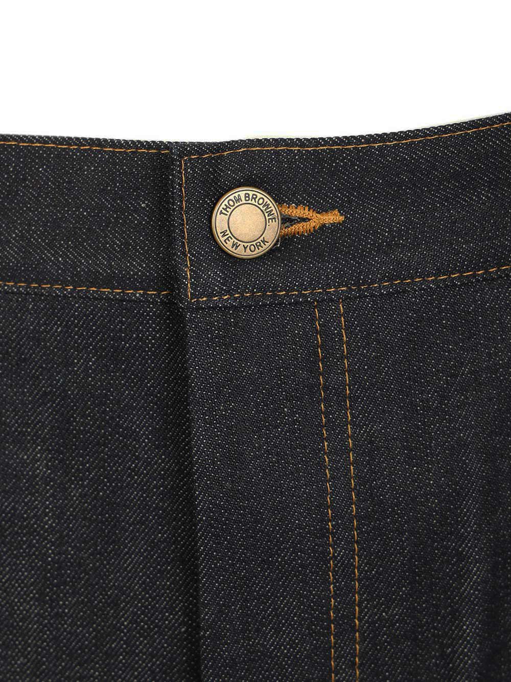 Thom Browne Selvedge Denim Pants Jeans - Blu | 43cb72bc6612efd437b25c978ee3d95b50d27eeb