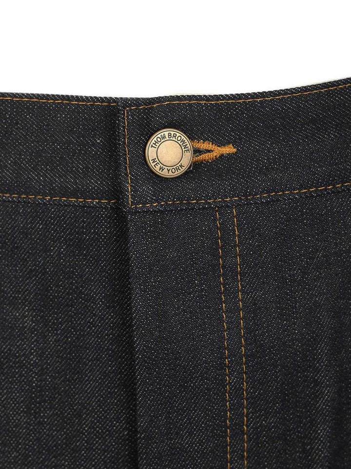 Thom Browne Selvedge Denim Pants Jeans - Blu | 43cb72bc6612efd437b25c978ee3d95b50d27eeb