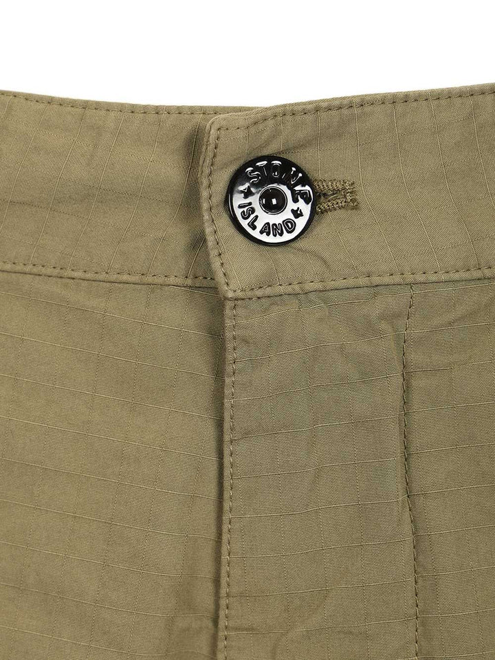 Stone Island Organic Cotton Ripstop Chino Trousers - Verde | aaf9f3c687f37b260f1ff8d3f4391d302365427b